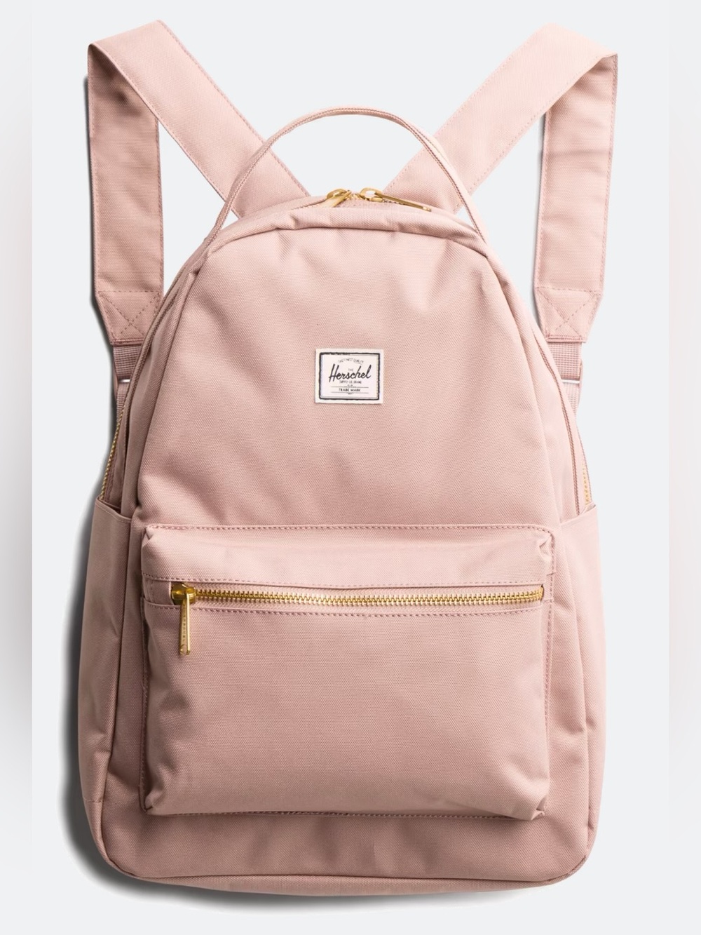 Herschel Nova Mid Soft Blush Pink Backpack with Gold Hardware